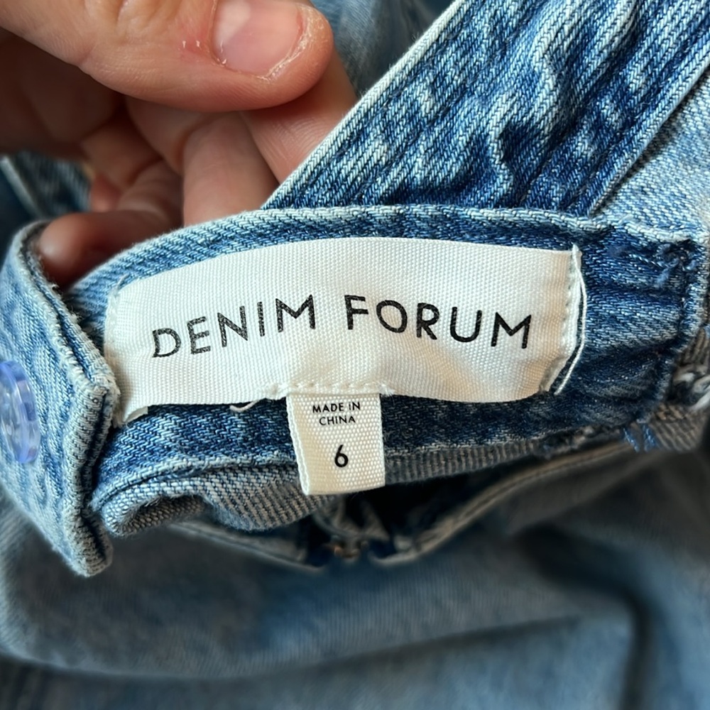 Denim Forum Blue Wrap Dress - Picture 9 of 10